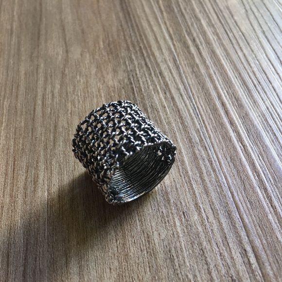 .925 Sterling Silver Woven Ring - Picture 2 of 8